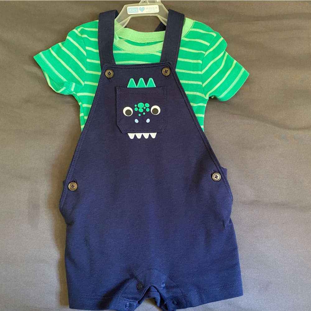3/$20 Boys Dino romper